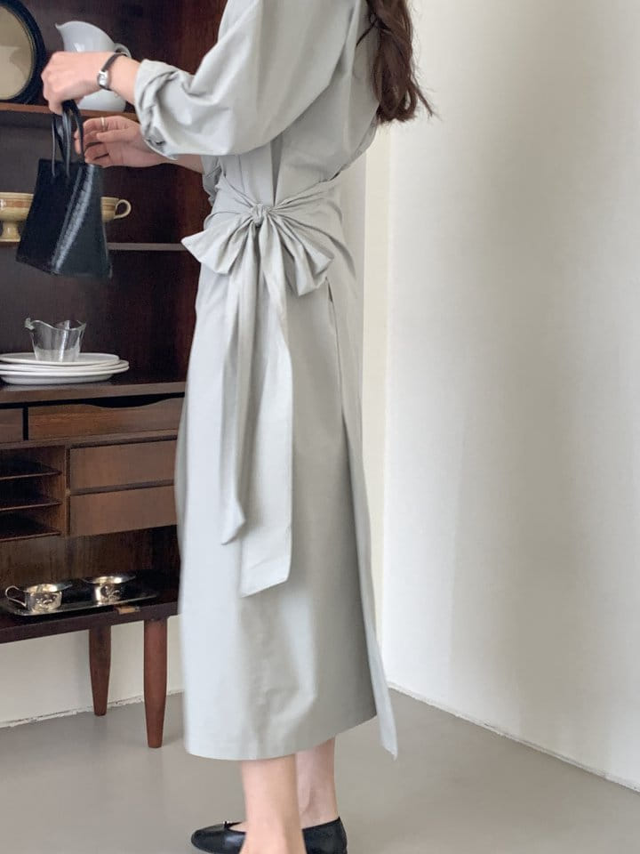 Renouveau - Korean Women Fashion - #pursuepretty - Wrap One-Piece - 5
