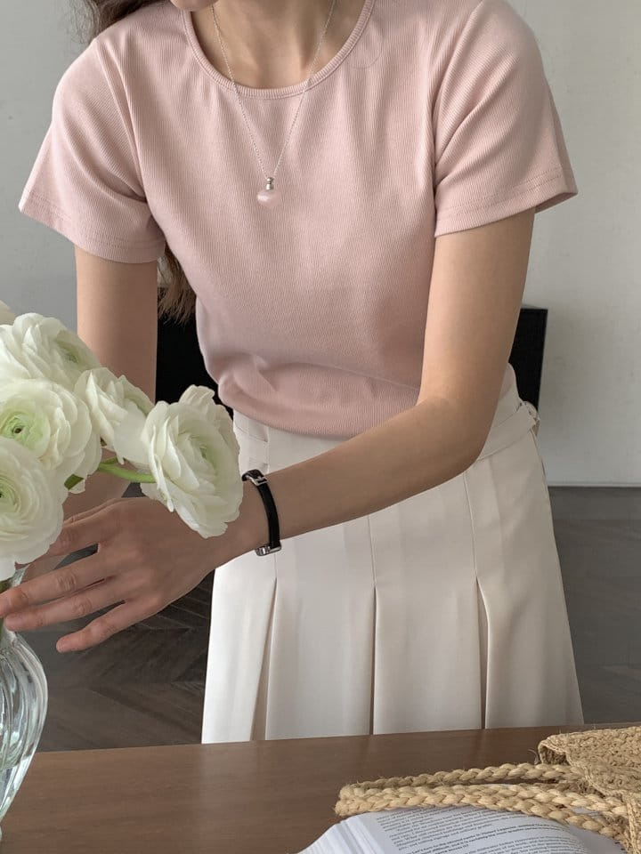 Renouveau - Korean Women Fashion - #thelittlethings - Rib Tee - 2