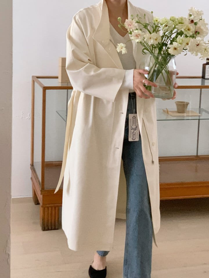 Renouveau - Korean Women Fashion - #womensfashion - Zipper Trench Coat - 10