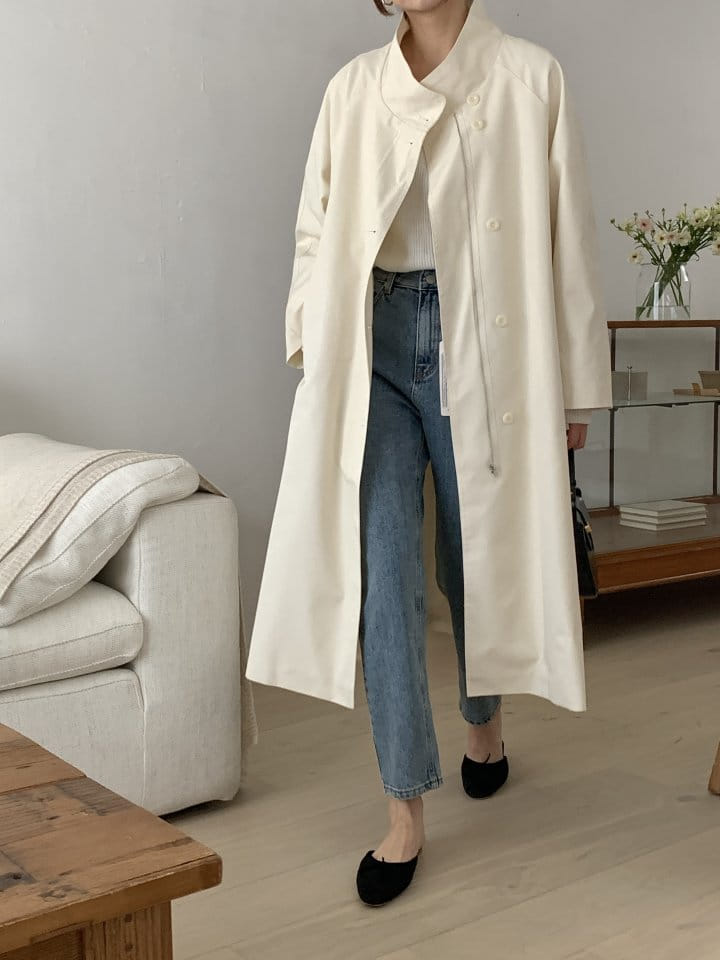 Renouveau - Korean Women Fashion - #womensfashion - Zipper Trench Coat - 8