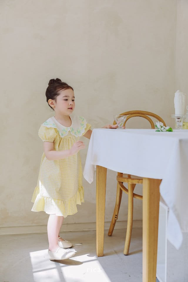 Rica - Korean Children Fashion - #designkidswear - Collar One-Piece - 3