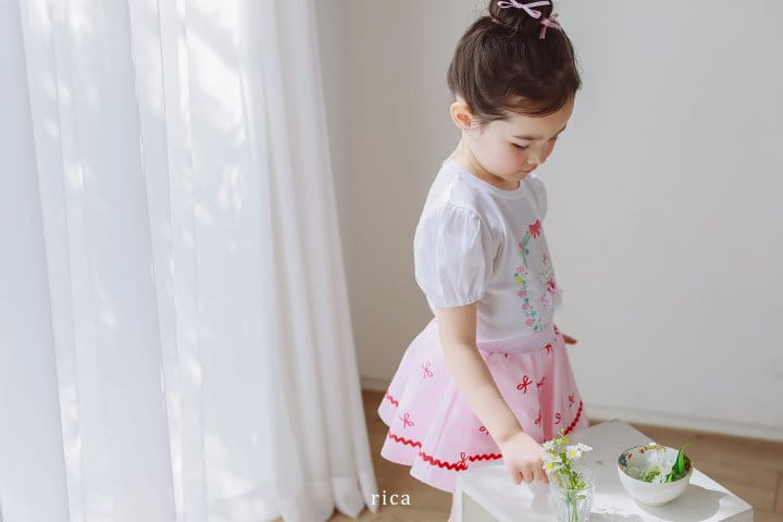 Rica - Korean Children Fashion - #kidsstore - Ribbon Skirt