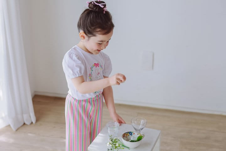 Rica - Korean Children Fashion - #minifashionista - Rainbow Wrinkle Pants - 9