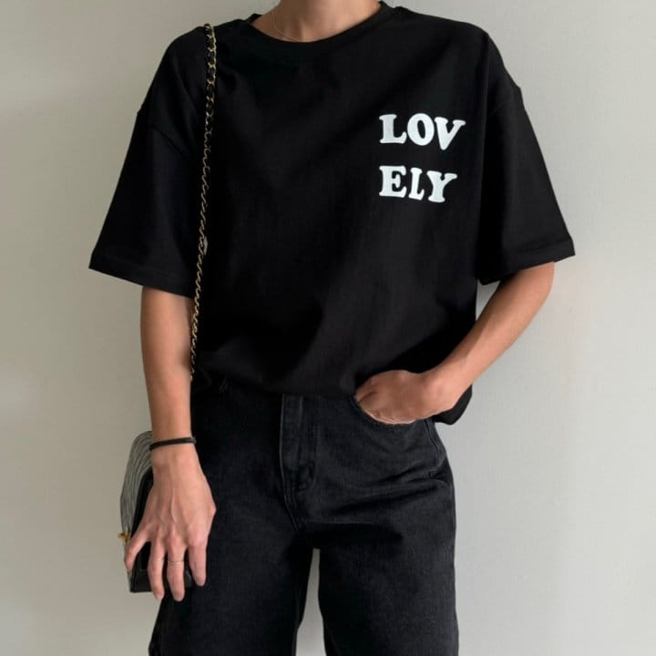 Ripple - Korean Women Fashion - #vintagekidsstyle - Lovely Tee - 4