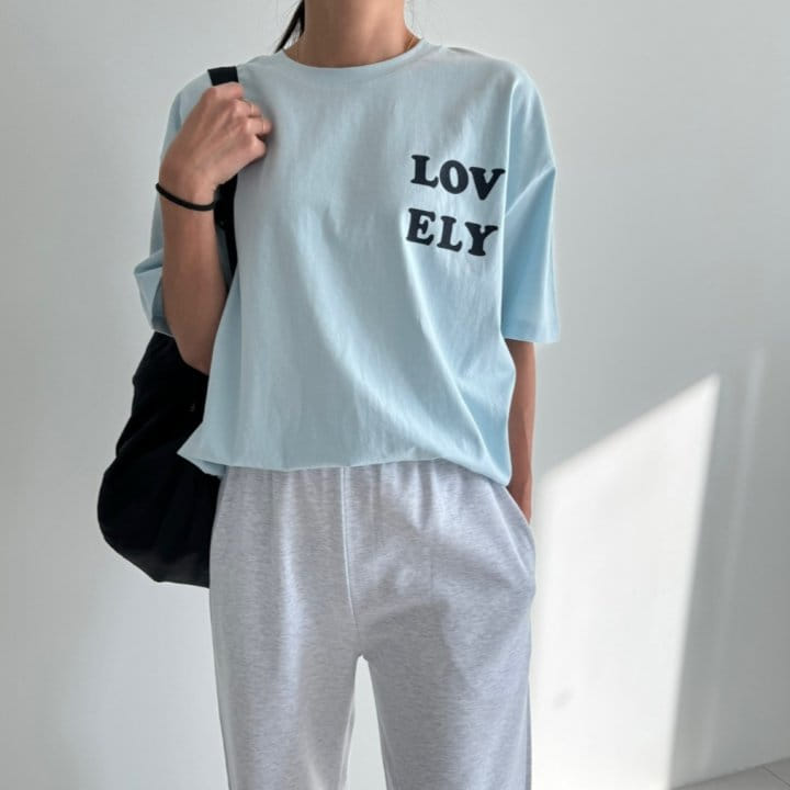 Ripple - Korean Women Fashion - #romanticstyle - Lovely Tee - 6