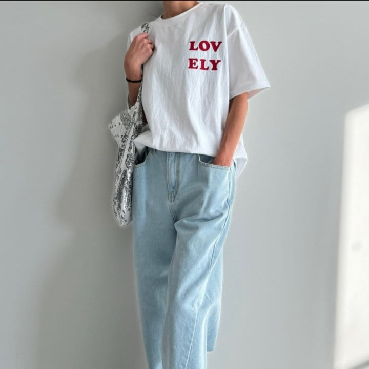 Ripple - Korean Women Fashion - #vintageinspired - Lovely Tee - 2