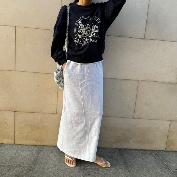 Ripple - Korean Women Fashion - #vintageinspired - Camp Sweatshirt - 4