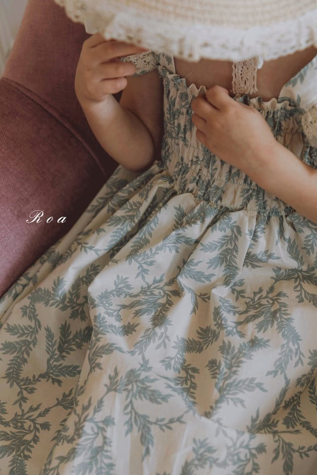Roa - Korean Children Fashion - #Kfashion4kids - Ellen Smoke One-Piece - 5