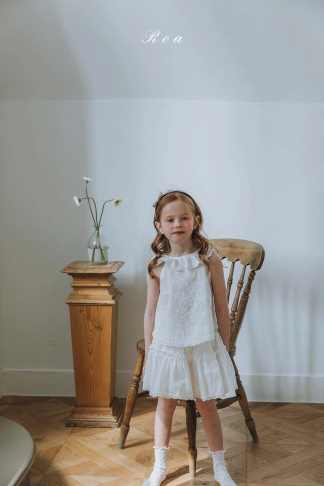 Roa - Korean Children Fashion - #Kfashion4kids - Pure Top Bottom Set - 3