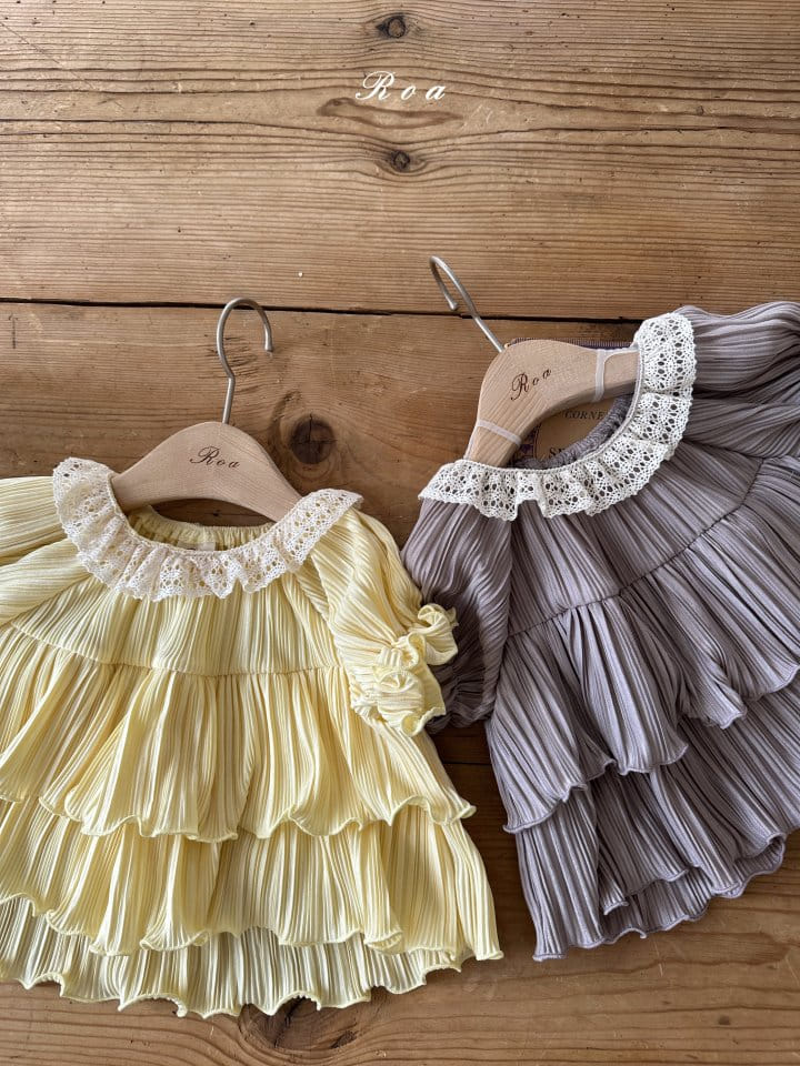 Roa - Korean Children Fashion - #childofig - Pleats Top Bottom Set - 10