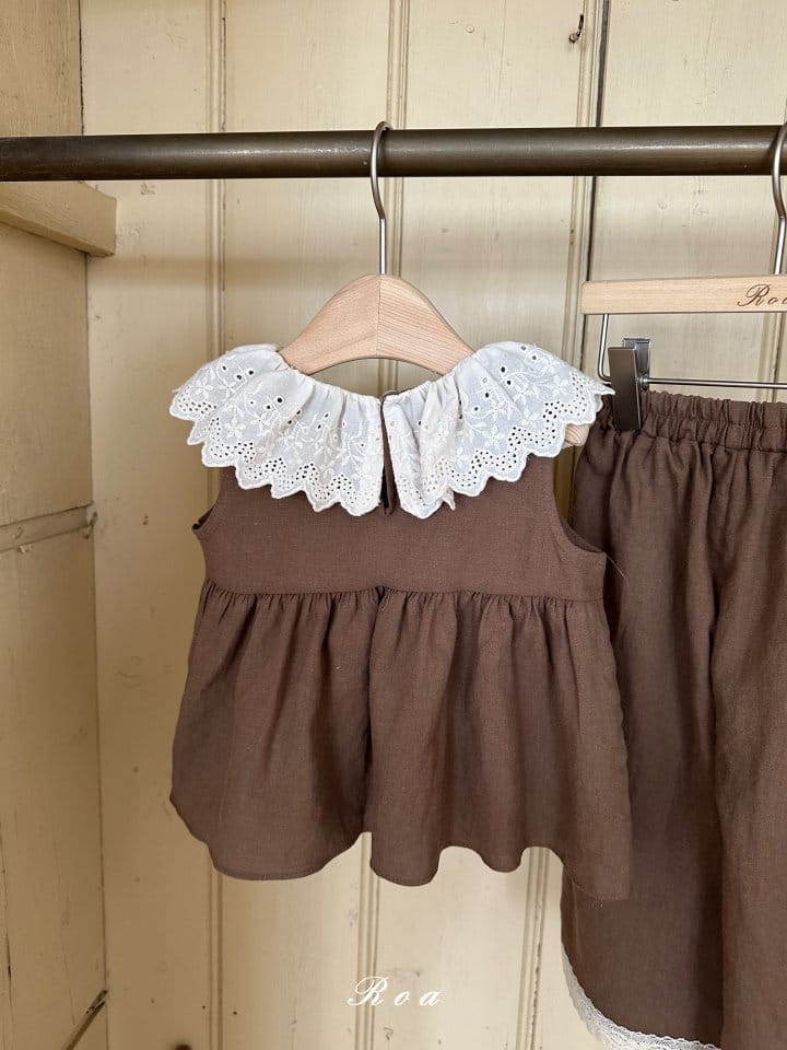 Roa - Korean Children Fashion - #childofig - Margaret Top Bottom Set - 8