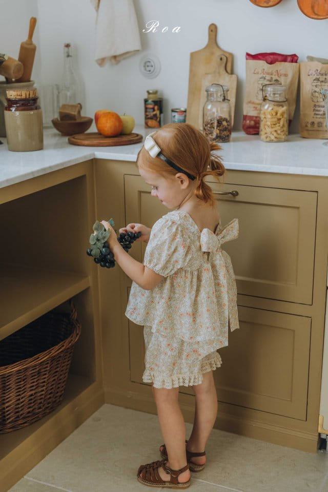Roa - Korean Children Fashion - #childrensboutique - Angella Top Bottom Set - 10