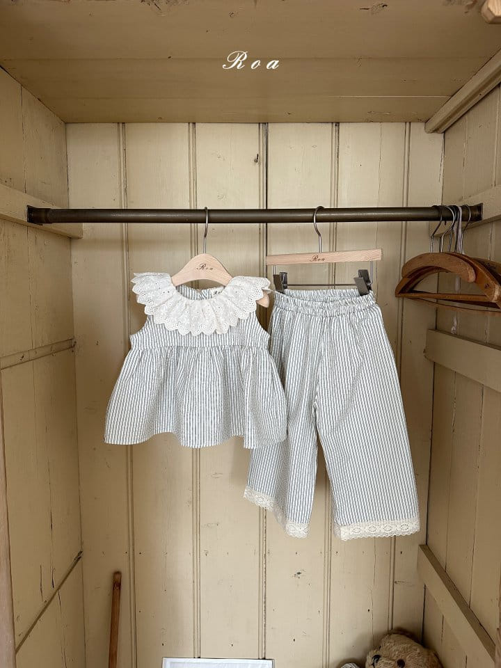 Roa - Korean Children Fashion - #childrensboutique - Margaret Top Bottom Set - 9