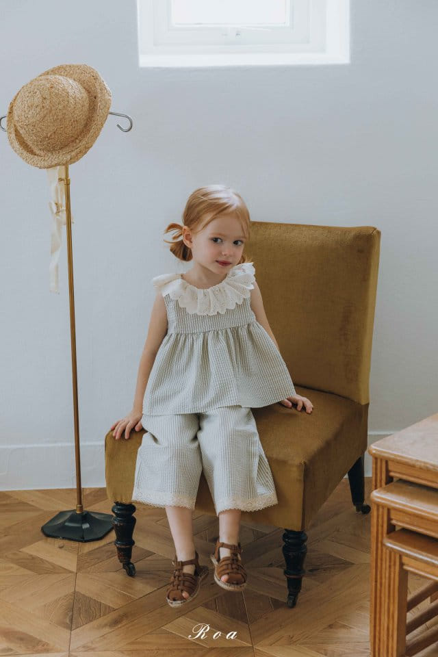Roa - Korean Children Fashion - #discoveringself - Margaret Top Bottom Set - 11