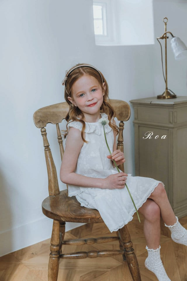 Roa - Korean Children Fashion - #Kfashion4kids - Pure Top Bottom Set - 4
