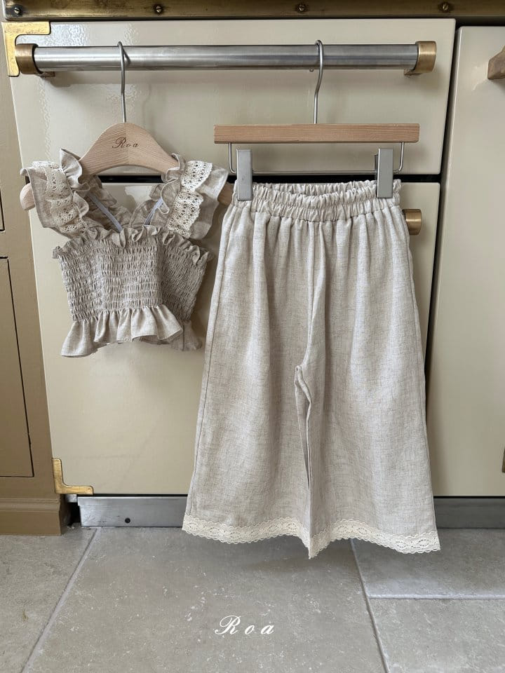 Roa - Korean Children Fashion - #stylishchildhood - Smoke Top Bottom Set - 6