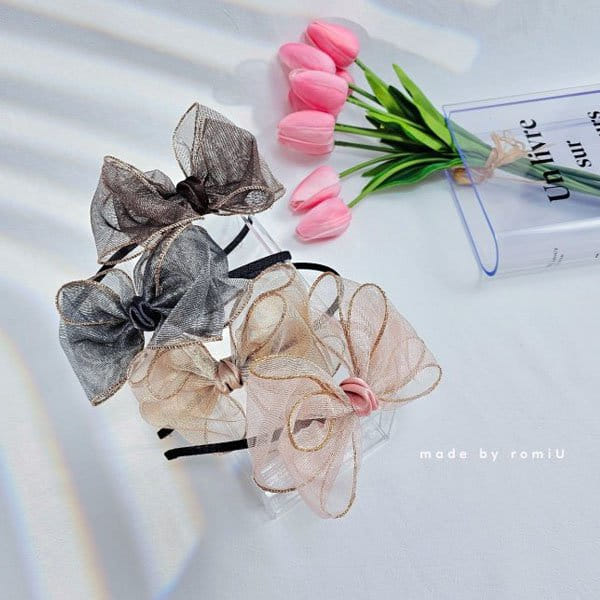 Romiu - Korean Children Fashion - #Kfashion4kids - Ribbon Pearl Hair Band