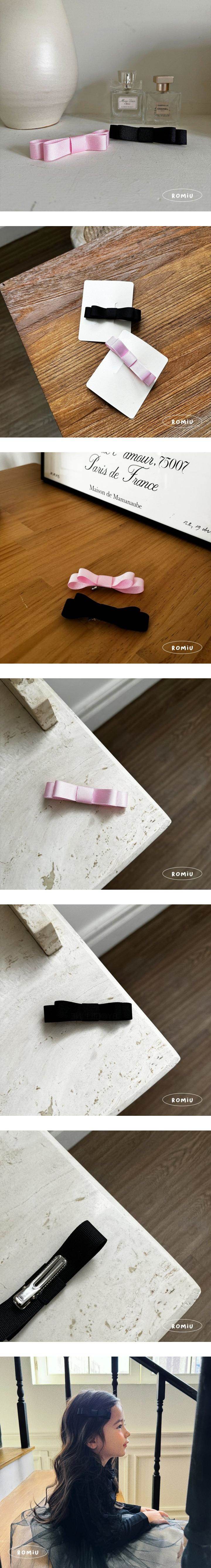 Romiu - Korean Children Fashion - #childrensboutique - Little Ribbon Pin - 2
