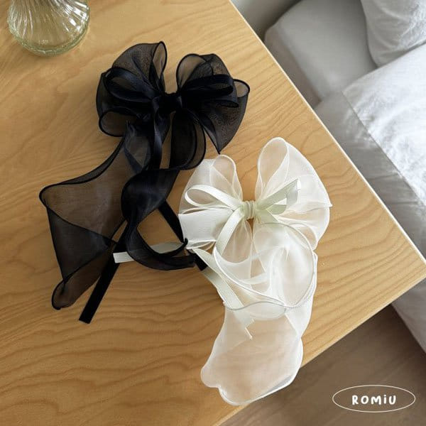 Romiu - Korean Children Fashion - #childrensboutique - Big Ribbon Hair Clip