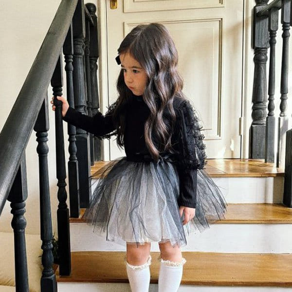 Romiu - Korean Children Fashion - #childrensboutique - Ribbon Shirring Tee