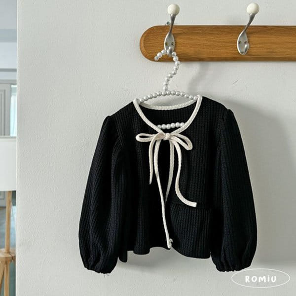 Romiu - Korean Children Fashion - #kidzfashiontrend - Waffle Cardigan