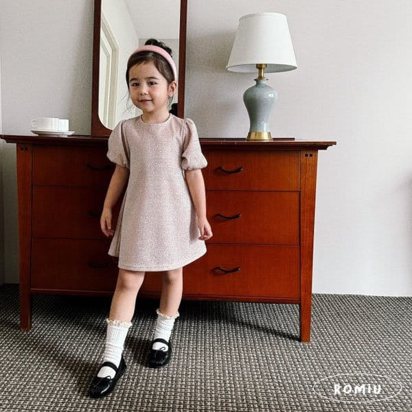 Romiu - Korean Children Fashion - #magicofchildhood - Pearl Balloon One-Piece