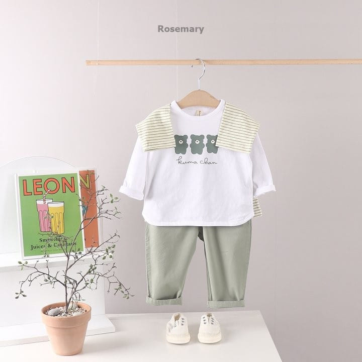 Rosemary - Korean Children Fashion - #Kfashion4kids - Kkongnyang Bear Tee - 6