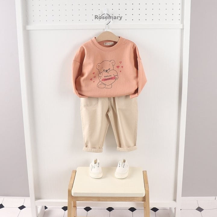 Rosemary - Korean Children Fashion - #discoveringself - Love Bear Tee - 6