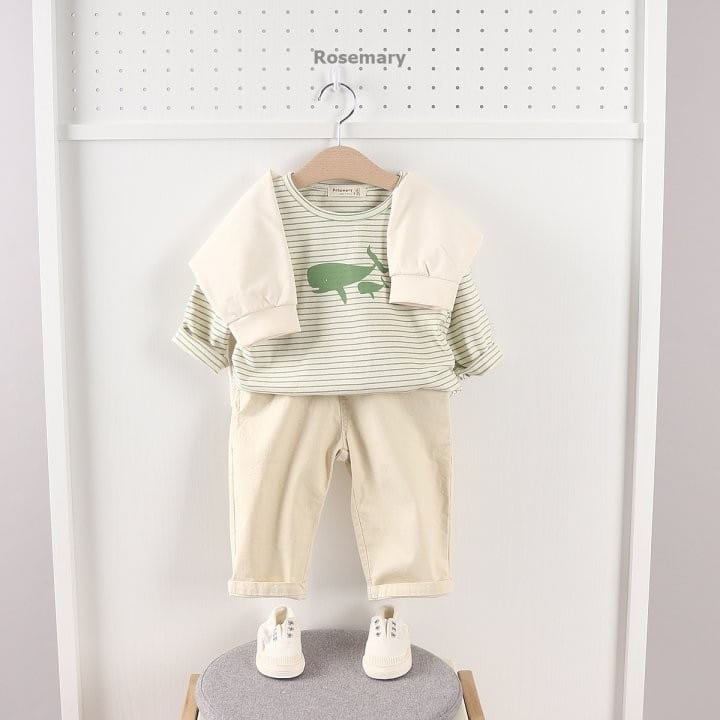Rosemary - Korean Children Fashion - #kidsshorts - Mario Dolpin Tee - 5