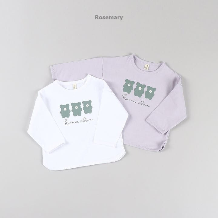 Rosemary - Korean Children Fashion - #kidsshorts - Kkongnyang Bear Tee - 3