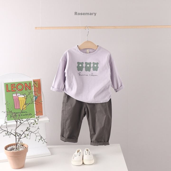 Rosemary - Korean Children Fashion - #littlefashionista - Kkongnyang Bear Tee - 7