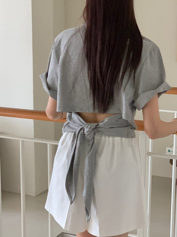 Rumiru - Korean Women Fashion - #momslook - Back Off Tee - 10