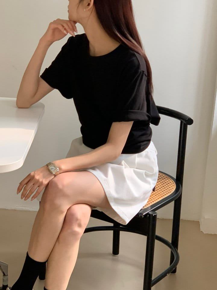 Rumiru - Korean Women Fashion - #momslook - Back Off Tee - 6