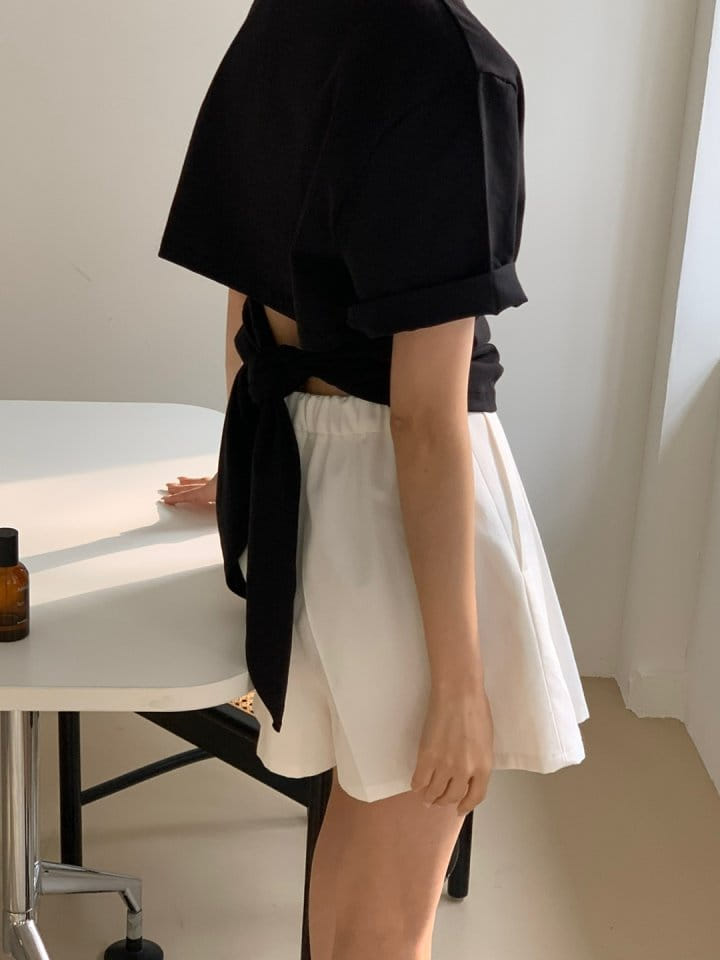 Rumiru - Korean Women Fashion - #momslook - Back Off Tee - 8