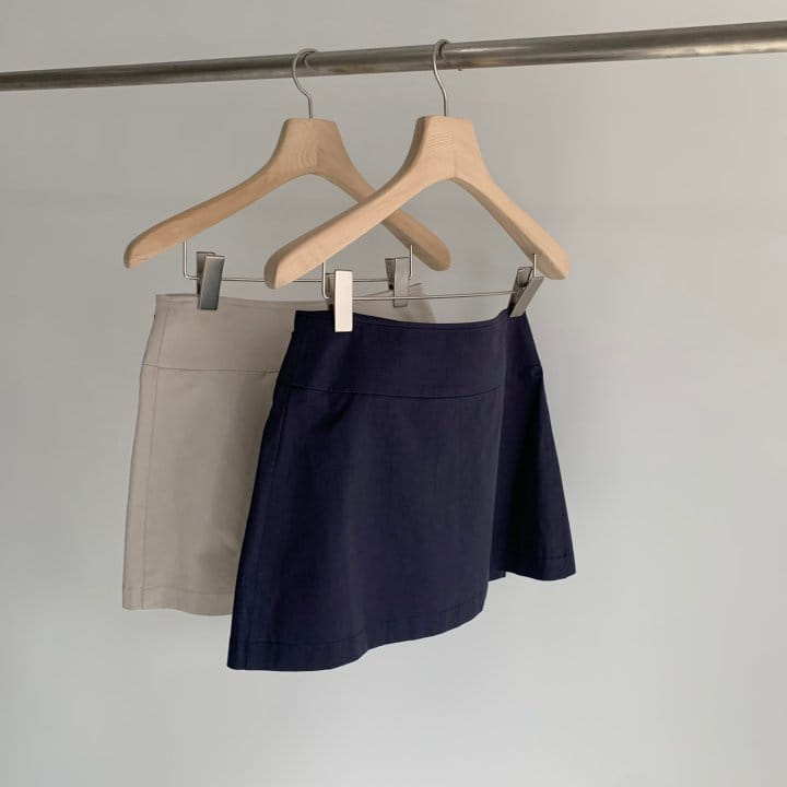 Rumiru - Korean Women Fashion - #momslook - Buckle Wrap Skirt - 9
