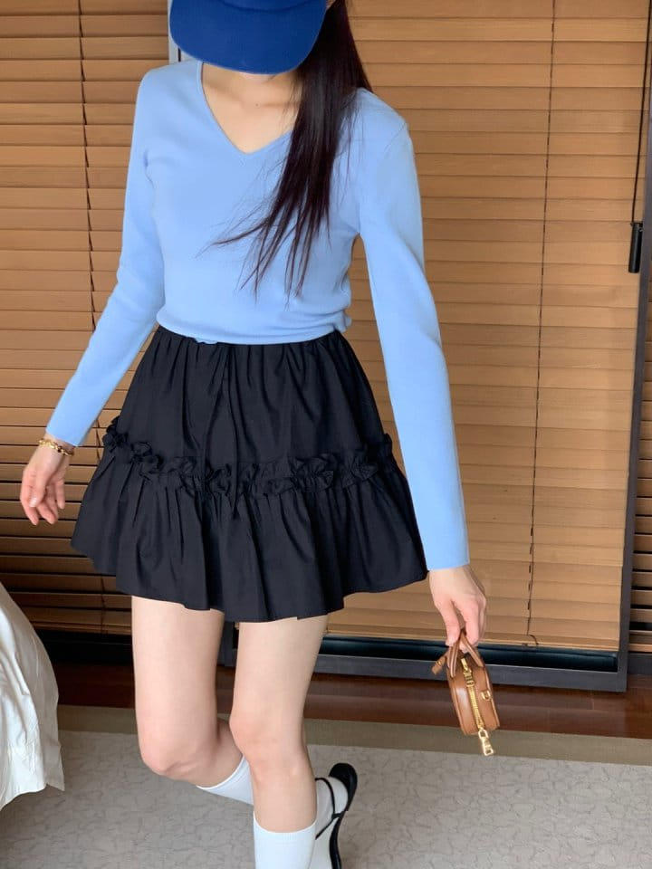 Rumiru - Korean Women Fashion - #momslook - Two Way U Neck Knit - 5