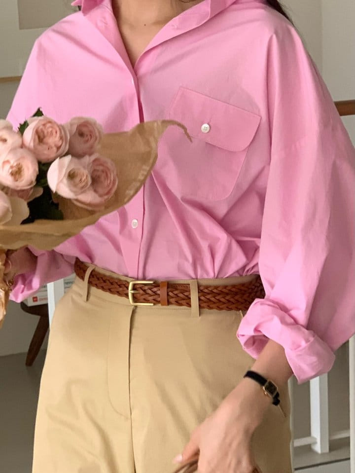 Rumiru - Korean Women Fashion - #momslook - Label Shirt - 2
