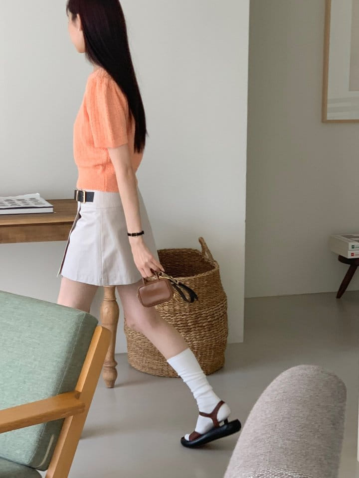 Rumiru - Korean Women Fashion - #thatsdarling - Buckle Wrap Skirt - 7