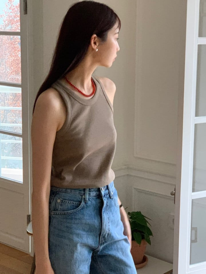Rumiru - Korean Women Fashion - #thelittlethings - Live Sleeveless Tee - 5
