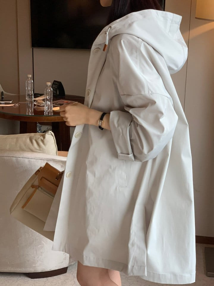 Rumiru - Korean Women Fashion - #vintageinspired - Rain Trench Coat - 9
