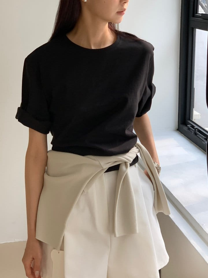 Rumiru - Korean Women Fashion - #womensfashion - Back Off Tee - 7