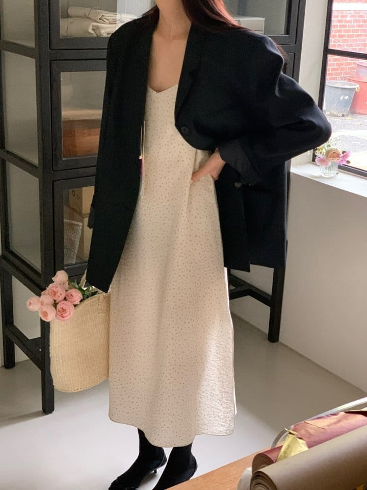Rumiru - Korean Women Fashion - #womensfashion - Layered Flower One-Piece