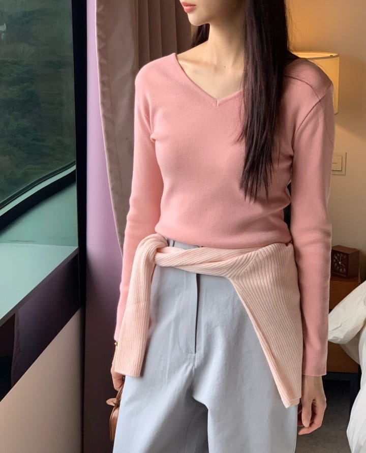 Rumiru - Korean Women Fashion - #womensfashion - Two Way U Neck Knit - 10
