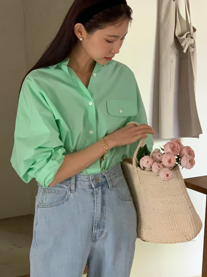 Rumiru - Korean Women Fashion - #womensfashion - Label Shirt - 7