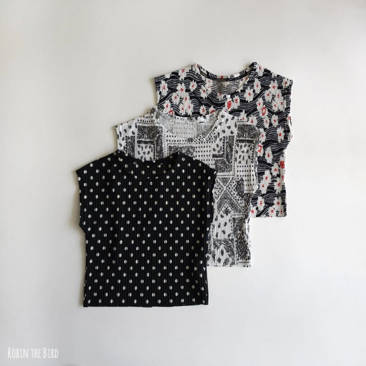 Saerobin - Korean Children Fashion - #Kfashion4kids - Pleats Wrinkle Sleeveless Tee - 10