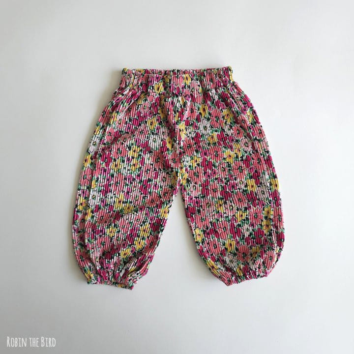 Saerobin - Korean Children Fashion - #magicofchildhood - Flower Pleats Top Bottom Set - 10
