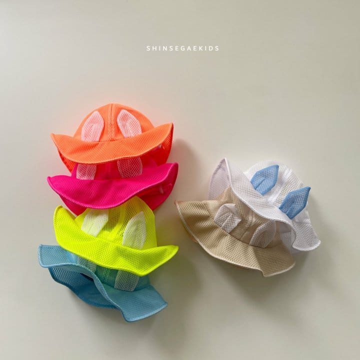 Shinseage Kids - Korean Children Fashion - #Kfashion4kids - Rabbit Mesh String Bucket Hat - 2