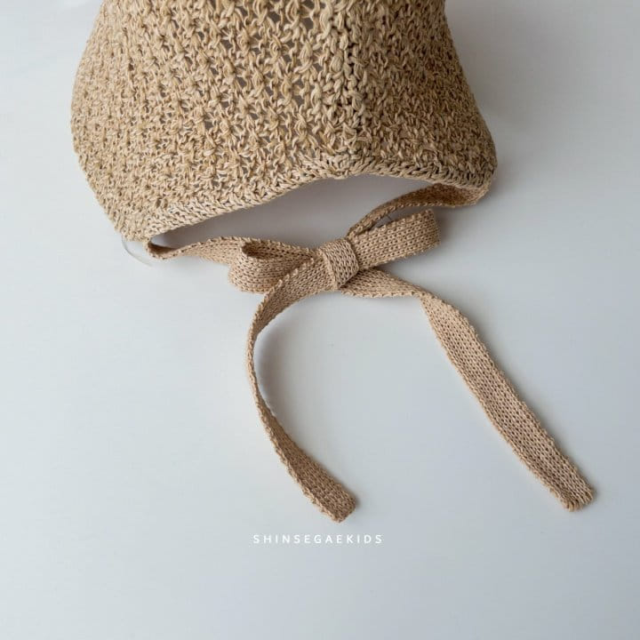 Shinseage Kids - Korean Children Fashion - #childrensboutique - Knitted Jisa Pattern Bonnet - 4