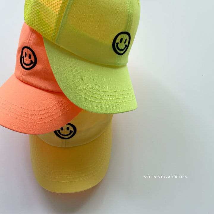 Shinseage Kids - Korean Children Fashion - #discoveringself - Smile Mesh Ball Cap - 8