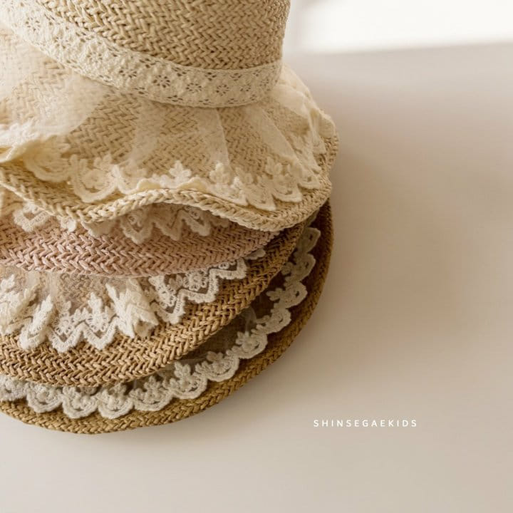 Shinseage Kids - Korean Children Fashion - #kidzfashiontrend - Jisa Mesh Lace Bucket Hat - 5